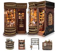 Kit Book Nook DIY per Adulti: LUMYCE Casa in Miniatura con Luci LED da Montare, Modellismo 3D Creativo per Decorare Librerie - Regalo Originale per Appassionati di Fai da Te