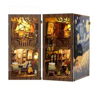 Kit Book Nook DIY per Adulti: LUMYCE Casa in Miniatura con Luci LED da Montare, Modellismo 3D Creativo per Decorare Librerie - Regalo Originale per Appassionati di Fai da Te