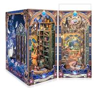 Kit Book Nook DIY per Adulti: LUMYCE Casa in Miniatura con Luci LED da Montare, Modellismo 3D Creativo per Decorare Librerie - Regalo Originale per Appassionati di Fai da Te