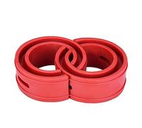 Kit booster prestazioni 2 pezzi Tampone ammortizzatore auto rosso Cuscino paraurti a molla Tipo A Cuscino tampone ammortizzatore a molla per auto/Sospensione Fermo ammortizzatore(D)