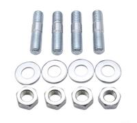 Kit borchie carburatore, set di 4 pezzi, 5/16" x 2", 1-1/2", 1-3/8", metallo, per Holley e per collettori di aspirazione Edelbrock (3/8 IN)