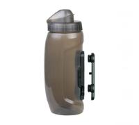 KIT BORRACCIA + PORTABORRACCIA GRIGIO 590 ml Mtb Bici E-Bike Capsula protettiva