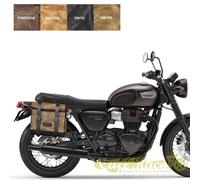 Kit borsa piccola sinistra sgancio rapido nera per Triumph T100 LC dal 2017