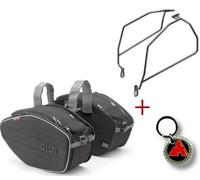 KIT BORSE LATERALI 40 LITRI GIVI E TELAIETTI HONDA CB 600 HORNET 600 1998 1999