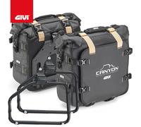 KIT BORSE LATERALI 25L GIVI GRT720B + TELAIO PL1111 HONDA NC 700 S/X 2012-2013