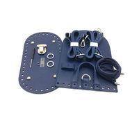 Kit Borse Uncinetto Fai da Te Borsa a Tracolla for Borsa Borsa in Tessuto Set Fondo for Borsa in Pelle con Accessori Hardware for Zaino Borsa Fatta a Mano Fai-da-Te (Color : Blue)