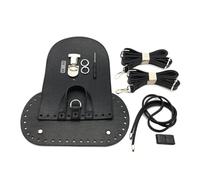 Kit Borse Uncinetto Fai da Te Borsa a Tracolla for Borsa Borsa in Tessuto Set Fondo for Borsa in Pelle con Accessori Hardware for Zaino Borsa Fatta a Mano Fai-da-Te (Color : Black)