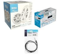 Kit BOSS AUDIO SYSTEMS MCK500UAB con autoradio, 1 coppia altoparlanti e antenna