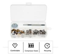 Kit Bottoni A Pressione Automatici in Metallo Chiusura Scatto Chiusure Con