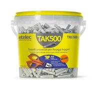 Fiscer Tasselli Universali D. 6 Mm Kit 500 Pz