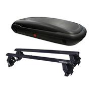 KIT BOX Baule da tetto Auto COMPATIBILE con Giulietta prodotte dal 2010 in poi KIT con Barre Portatutto MISURA BOX cm. 168 x 75 x 37-60134 - FIX075 - M333000