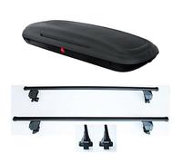 KIT BOX Baule da tetto Auto COMPATIBILE con VW Golf VIII 8 prodotte dal 2019 in poi KIT con Barre Portatutto MISURA BOX cm. 200 x 38 x 79-60133 - DLKIT48G - M12680000