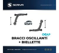 KIT BRACCETTI OSCILLANTI & BIELLETTE BARRA OCAP FIAT PANDA 169 dal 2004