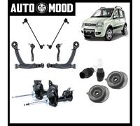 KIT BRACCI AMMORTIZZATORI ANTERIORI DX SX CUFFIE SUPPORTI FIAT PANDA 169 1.2 1.3