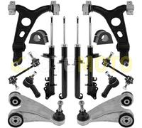 KIT BRACCI AVANTRENO COMPLETO + 4 AMMORTIZZATORI ANT POST ALFA ROMEO 147 156 GT