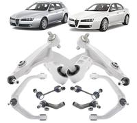 KIT BRACCI BIELLETTE TESTINE ANTERIORI PER ALFA ROMEO 159 BRERA SPIDER KIT 8pz