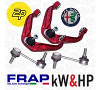 KIT BRACCI BRACCETTI RINFORZATI SUPERIORI E BIELLETTE ALFA ROMEO 159 159 SW JTDM