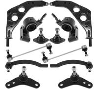 Kit bracci di sospensione anteriore compatibile per MINI COOPER R50 R52 R53 composto da 12 ricambi auto