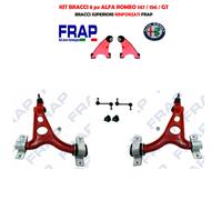 KIT BRACCI INFERIORI+SUPERIORI+BIELLETTE RINFORZATI FRAP ALFA ROMEO 147 156 GT