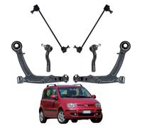 KIT 2 BRACCI BRACCETTI TESTINE STERZO TIRANTI BIELLETTE ANTERIORI FIAT PANDA 169