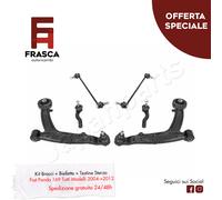 Kit Bracci Oscillanti Sospensione Anteriore 6 Pezzi Fiat Panda 169 2003 - 2012
