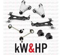 KIT BRACCI OSCILLANTI TRAPEZI INF + SUP + BIELLETTE + GOMMINI ALFA 147 156 GT