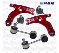 KIT BRACCI OSCILLANTI TRAPEZI RINFORZATI FRAP + TESTINE E BIELLETTE VW GOLF 4