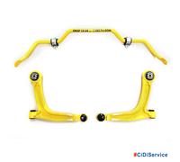 Kit Bracci Rinforzati Anteriori + Barra Stabilizzatrice 25mm Abarth 500/595/695