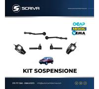 KIT BRACCI SOSPENSIONE 2 + MONTANTI 2 + TESTINE 2 AUTOBIANCHI Y10