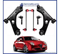 KIT BRACCI SOSPENSIONE AVANTRENO 6 PEZZI PER ALFA ROMEO MITO dal 2008 al 2018