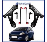 KIT BRACCI SOSPENSIONE AVANTRENO 6 PEZZI PER FIAT PUNTO , per FIAT GRANDE PUNTO