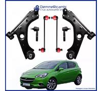 KIT BRACCI SOSPENSIONE AVANTRENO 6 PEZZI PER OPEL CORSA E dal 2014 al 2019