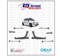 KIT BRACCI SOSPENSIONE + BIELLETTE + TESTINE & SNODI S.GUIDA FIAT 500 dal 2007