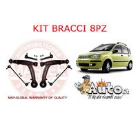 KIT BRACCI SOSPENSIONE BRACCI + TESTINE STERZO + TIRANTI FIAT PANDA 169 1.2 1.3