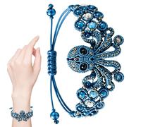 Kit Bracciale con Perline | Set Gioielli Fai-da-te Polpo 3D | Set per Creare Gioielli con Perline | Per Hobbisti Principianti Ragazze Studentesse Donne Casa Studio Laboratorio Scuola Progetto