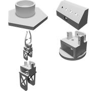 Kit Braccio Robotico per Arduino Servo 9g Senza Ferramenta Didattico 3D