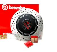 KIT BREMBO DISCO FRENO POSTERIORE + PASTIGLIE BMW K 75 (NO ABS) 750 1993 1994