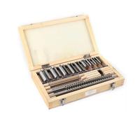 Kit broccia for chiavette HSS da 18 pezzi, set di spessori for boccole con collare in pollici, utensile for lavorazione dei metalli Applicazioni versatili