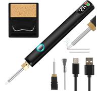 Kit Bruciafilo Ricaricabile per La Creazione di Gioielli, Strumento Digitale per Bruciare I Fili, Lavorazione Della Pelle, Cucito, Tessitura e Infilatura A