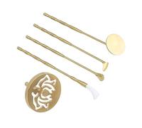 Kit Bruciatore di Incenso in Polvere, Kit per Fare Incenso Set di Strumenti per Incenso in Ottone Kit per Fare Incenso Kit per Incenso Pressa Strumento per Creare Fragranze Fai