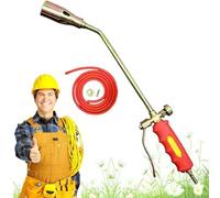 Kit bruciatore frontale a propano per erbacce, con metodo protettivo, fisso, frontaley, punctualk, kit bruciatore per erbacce, lanciafiamme per esterni (con tubo da 5 m)