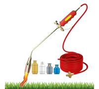 Kit bruciatore per erbacce a propano, 1.900.000 BTU portatile per erbacce, bruciatore per erbacce resistente, ideale per il controllo delle erbacce da giardino e all'aperto (diametro ugello: 3 cm)