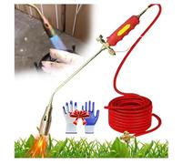 Kit bruciatore per erbacce con torcia a propano 2025, torcia frontale per erbacce, torcia a propano portatile ad alto rendimento, bruciatore per erbacce con tubo, per diserbo tetto asfalto ghiaccio