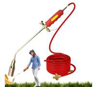 Kit Bruciatore Portatile A Propano per Erbacce, Bruciatore per Erbacce con Grilletto Turbo, Ugello da 35 Mm, Tubo Flessibile da 200 Cm, Lanciafiamme per Erbacce, Diserbo con Fiamma, Coperture