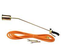 Kit bruciatore saldatore a gas per guaina leva lunga 85 cm cannello 60mm da 58kW