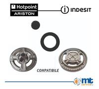 KIT BRUCIATORE TRIPLA CORONA + KIT PIATTELLO INTERNO ED ESTERNO COMPATIBILI C00 [EEK: Non Applicabile]