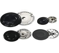 KIT BRUCIATORI + COPRISPARTIFIAMMA per PIANI COTTURA ARISTON INDESIT SAMET NARDI