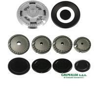 KIT BRUCIATORI E PIATTELLI INCAVATI PER PIANO COTTURA 5 FUOCHI REX ELECTROLUX