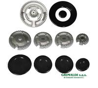 KIT BRUCIATORI E PIATTELLI INCAVATI PER PIANO COTTURA 5 FUOCHI WHIRLPOOL