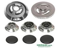 KIT BRUCIATORI E PIATTELLI PER CUCINA PIANO COTTURA 4 FUOCHI SMEG SRV564